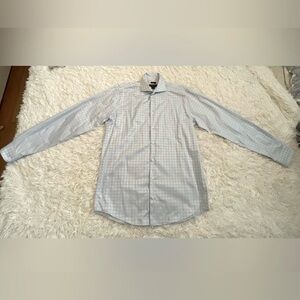 Alfred Sung Long Sleeve Button Down Collared Shirt. Size 16 1/2 Tall. 36/37